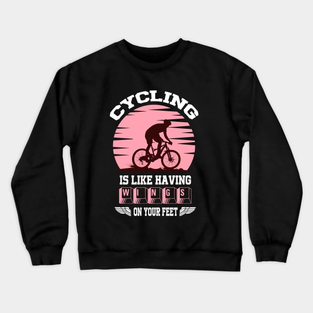 cycling Crewneck Sweatshirt by khalid12